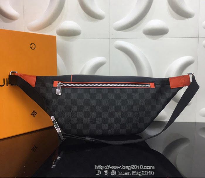 路易威登LV 頂級原單 N44445 實用性Discovery腰包 時尚潮款 可單肩背挎或斜挎  YDH2489